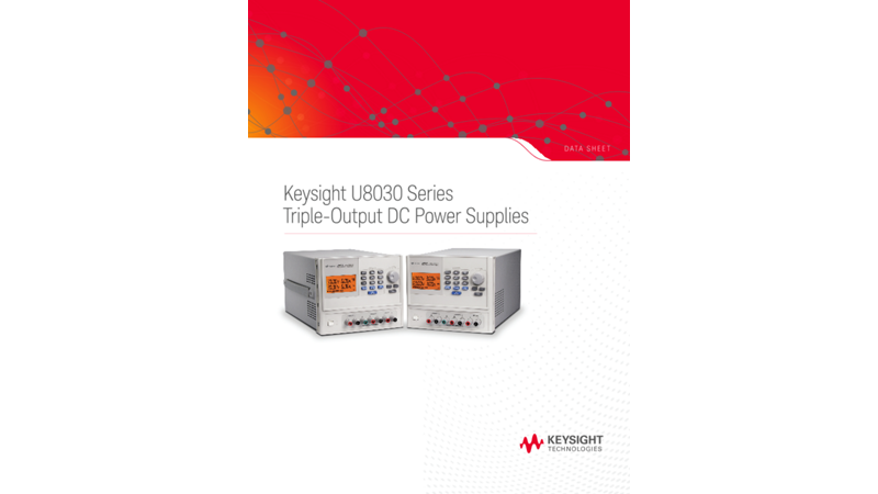 U8030 Series Triple-Output DC Power Supplies